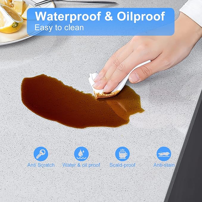 NATRKE Clear Desk Mat Pad, 27.6"x15.7" Large Transparent Computer Desk Mat - Image 2