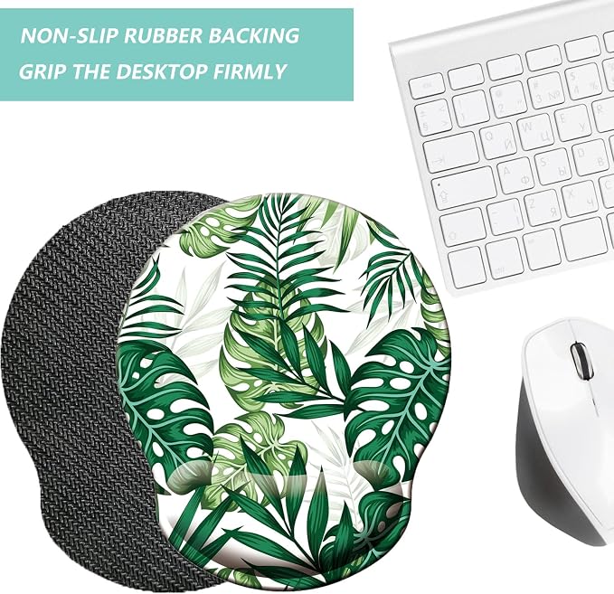 Mouse Pad with Wrist Support, Ergonomic Mouse Pad with Memory Foam Wrist Rest - Image 4