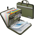 Fireproof Document Bag with Accordion File Organizer | Upgraded 5200°F Aluminum by Uwyriwooq