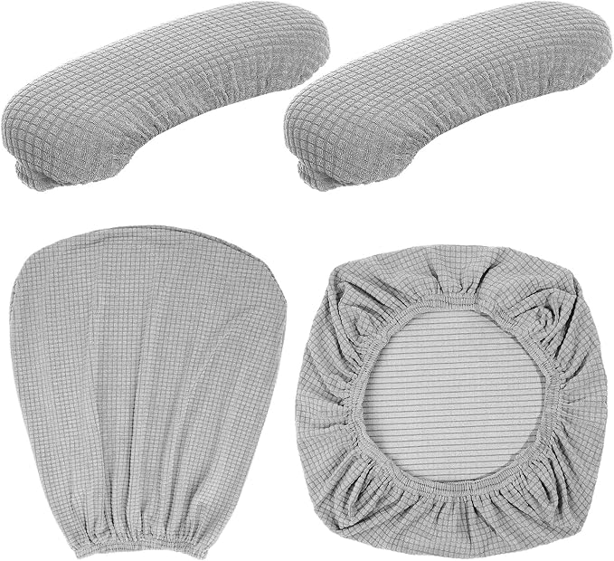 Tallew 4 Pcs Office Chair Covers Set Computer Universal Protective Stretchable - Image 7