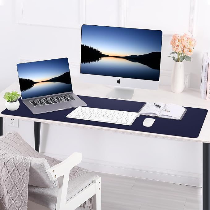 AFIING Leather Desk Pad Protector, Large Desk Mat - Image 7