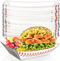 50 Pack 2Lb Paper Food Boat Trays, Baseball Birthday Decorations Baseball Party by MotBach