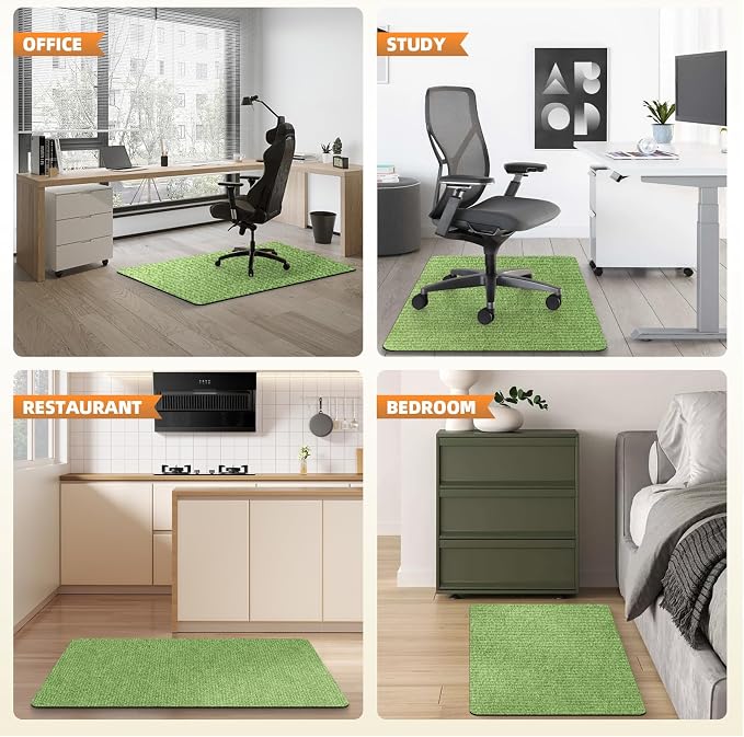 Office Chair Mat for Hardwood Floors 48"x36", Durable Non-Slip Large Tile Floor - Image 6