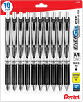 Pentel Energel 0.7 mm RTX Retractable Black Ink Pens by PentelofAmerica