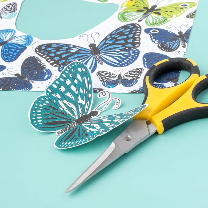 American Crafts Cutter Bee Herb Scissors 4/Pkg-Yellow/Black - Image 5