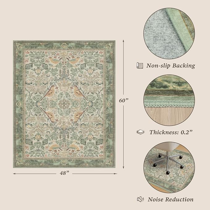 Vintage Farmhouse Office Chair Mat - Image 2