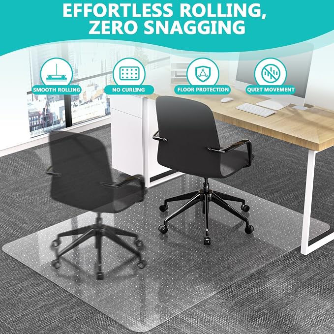 Office Chair Mat for Low Pile Carpet - Image 6