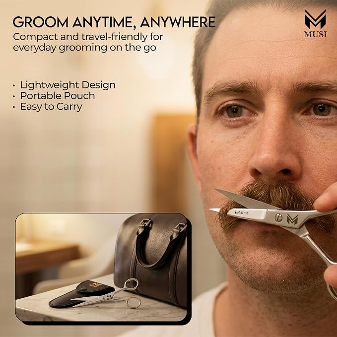 MUSI 4 Inch Eyebrow Scissors - Image 7