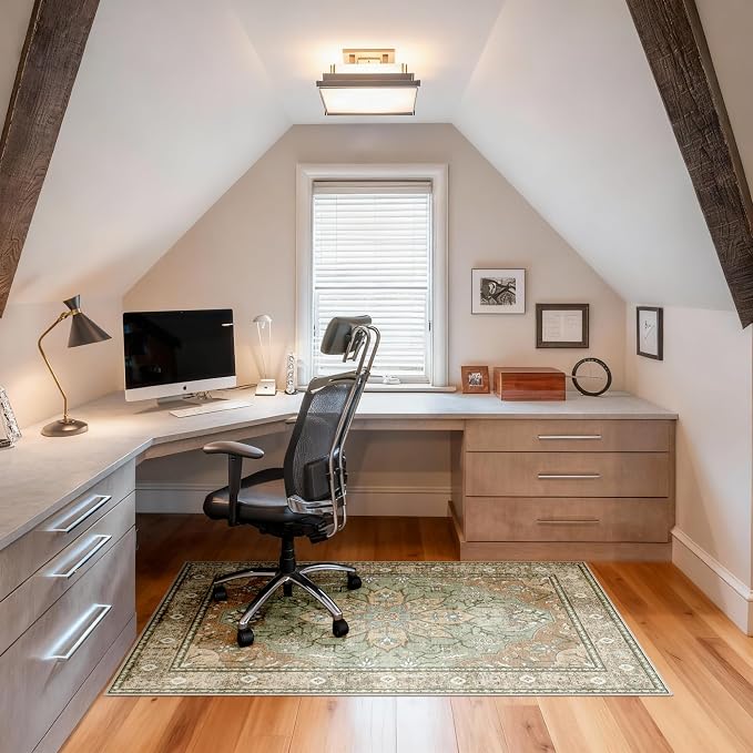 48"x60" Office Chair Mat for Hardwood, Under Desk Chair Mat for Home Office - Image 2