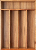 Besilord Silverware Organizer Kitchen Drawer Organizer Utensil Organizer Acacia by Besilord