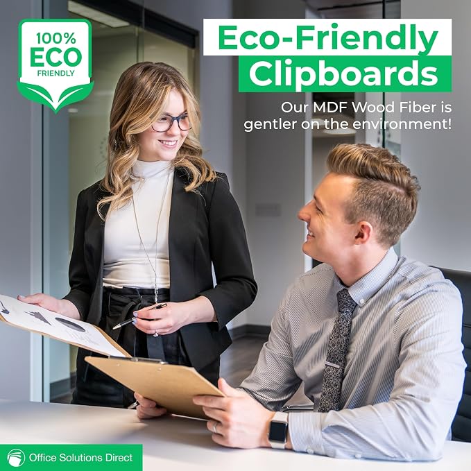 Clipboards Hardboard Clipboard Low Profile Clip A4 Letter Size Classroom - Image 4