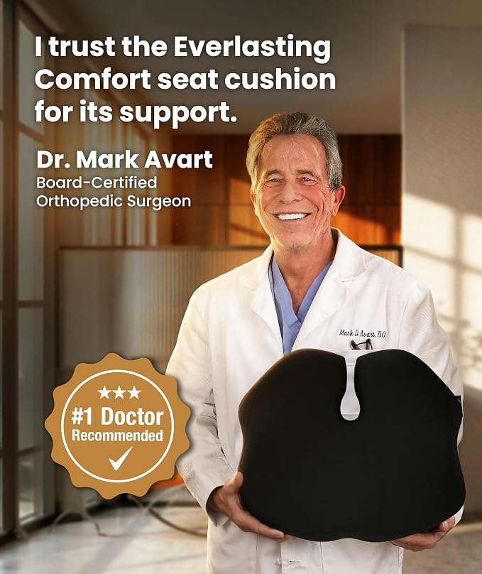 Elevate Series by Everlasting Comfort Doctor Recommended Memory Foam Seat - Image 7