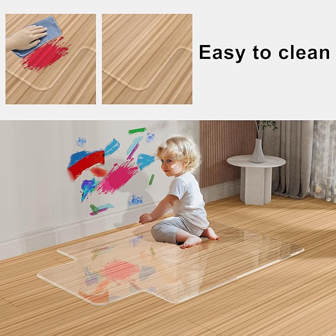 MESAILUP Beveled Edge Office Chair Mat - Image 8