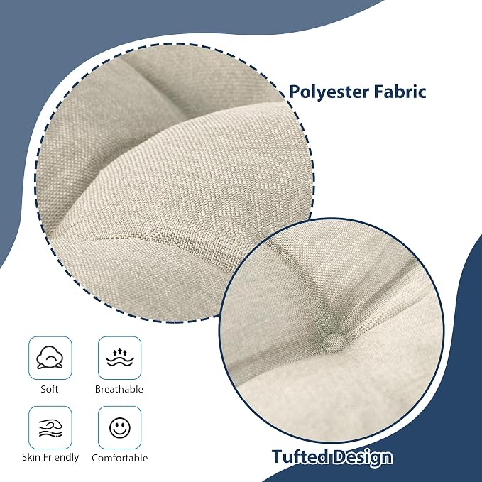 IASEAHK Chair Cushions for Dining Chairs, Seat Cushions for Kitchen Chairs - Image 3