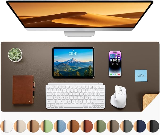Aothia Dual-Sided Desk Pad by AothiaSimpleNaturalUnique