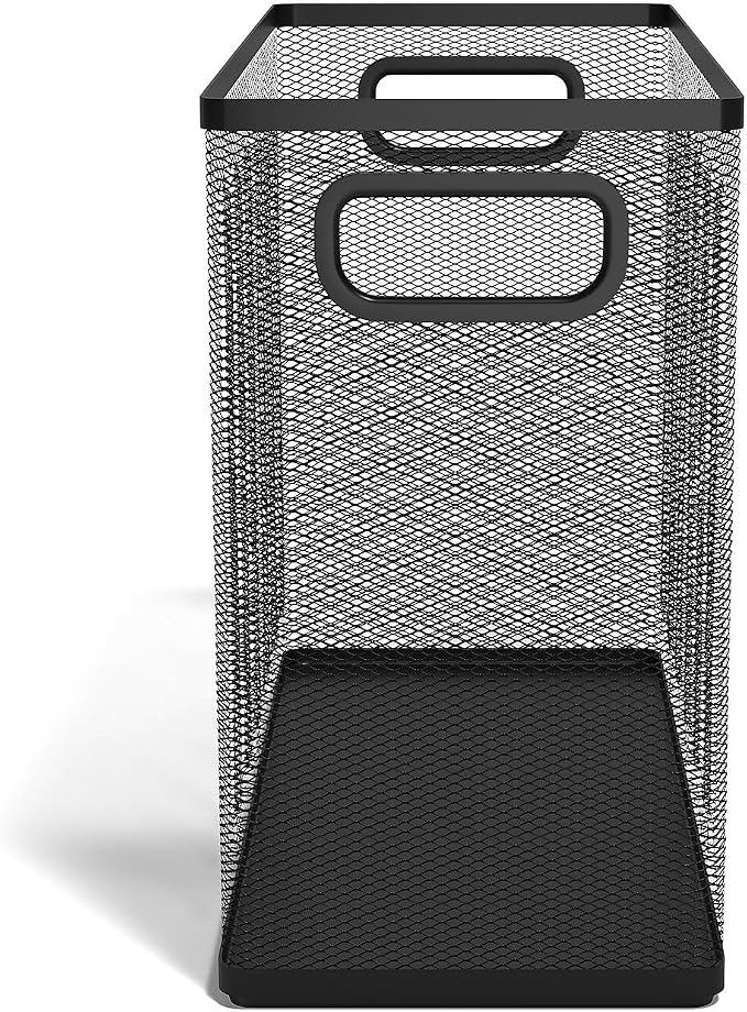 TRU RED Wire Mesh File Organizer, Matte Black, 2‑Pack – Vertical Desktop Sorter - Image 3