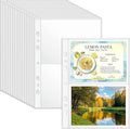 VOKOY 50 Pack Mini Sheet Protectors fit 4"x6"' Cards by VOKOY