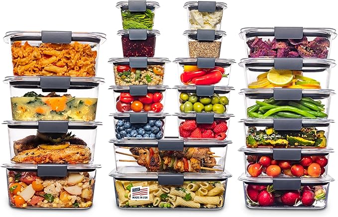 Rubbermaid Brilliance BPA Free 44-Piece Food Storage Containers Set Airtight by Unknown