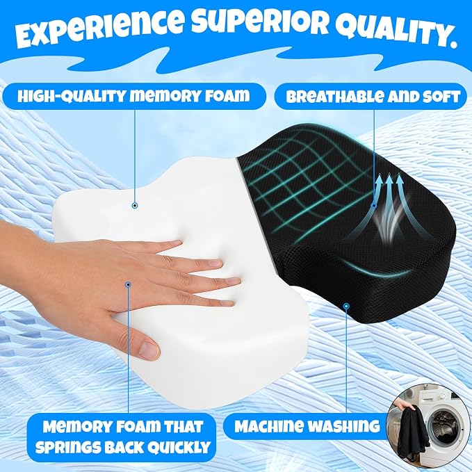 Ergonomic Seat Cushion with Memory Foam - Image 4