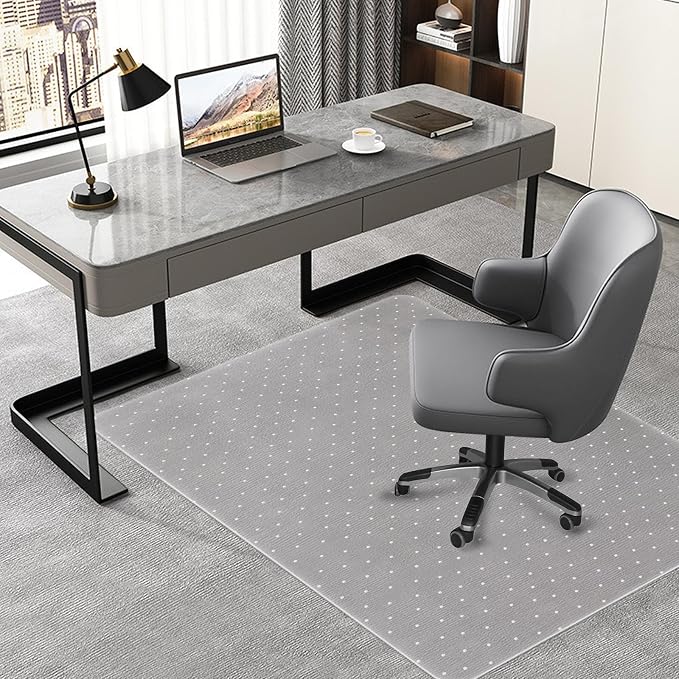Office Chair Mat for Carpet: 48"x36" Clear Desk Chair Mat for Carpet Floor - Image 8