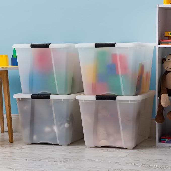 IRIS USA 54 QT Plastic Storage Box - Image 4