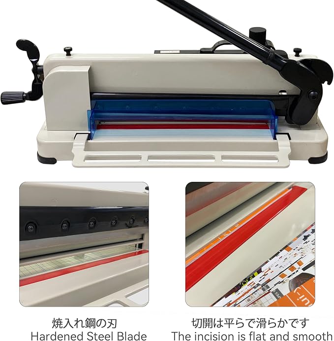 HFS Heavy Duty Guillotine Paper Cutter 400 Sheet Capacity | Solid Steel - Image 6