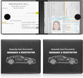UYYE Car Registration and Insurance Card Holder, Vehicle Glove Box Car Organizer by UYYE