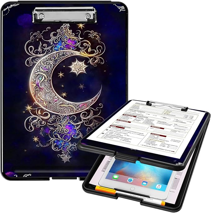 A4 Clipboards, Heavy Duty Waterproof Nursing Plastic Folder Clipboard by Unknown
