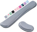 Hoewina Keyboard Wrist Rest, Ergonomic Wrist Rest, Superfine Fabric and Gel by Hoewina
