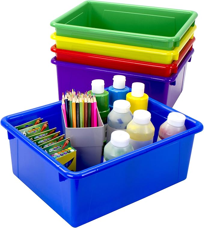 Storex Letter Size Deep Storage Tray – Organizer Bin - Image 5