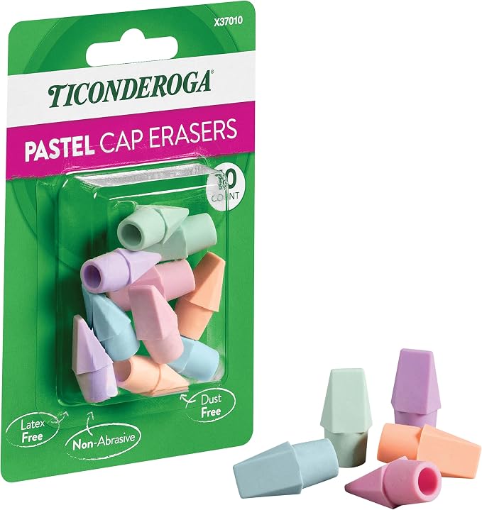 Ticonderoga Pencil Cap Erasers - Image 4