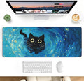 Desk Mat, Big Desk Pad, 31.5x11.8 Inches Extended Big Gaming Mouse Pad by stanploe
