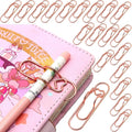 Qomamount Pen Holder for Notebook, Lovely Paper Clip Holder Multifunctional by Qomamount
