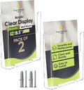 Acrylic Brochure Holder for Wall Mounting, Literature Holder for Magazines by TopNotchDisplays