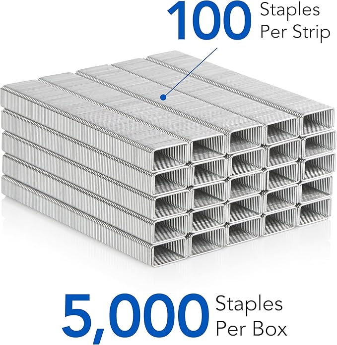 Swingline Staples, Heavy Duty, 1/4" Length, 25 Sheet Capacity, 1 Pack - Image 3