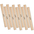 Rulers 12 Inch, Rulers Bulk for Classroom – Wooden Ruler for Kids 10 Pack Great by EXTRIC