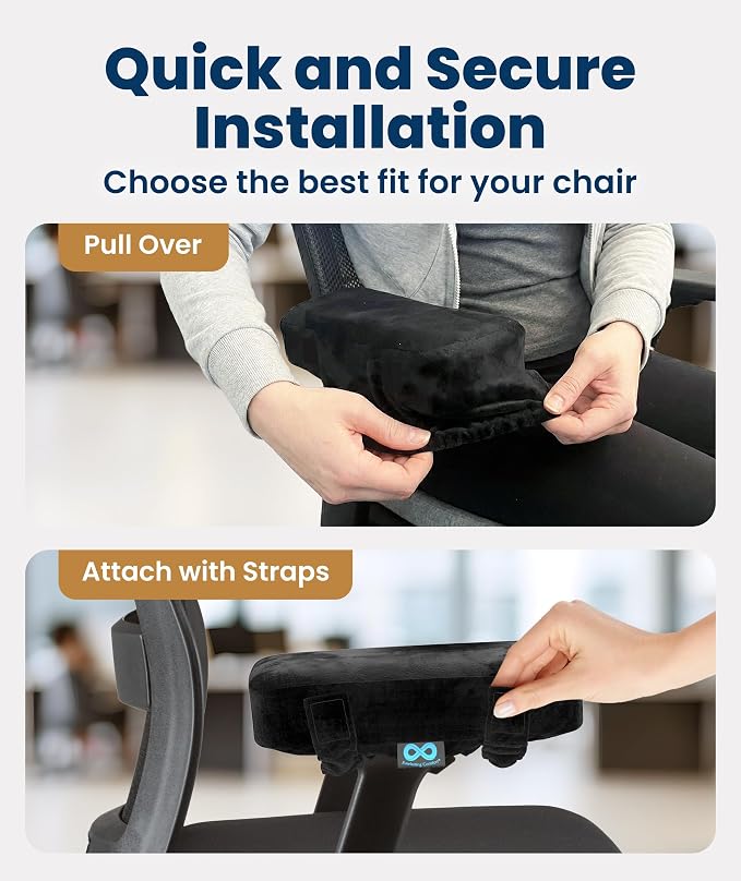 Elevate Series by Everlasting Comfort Office Chair & Wheelchair Arm Pads - Image 4