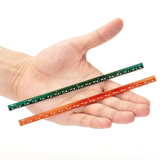 Mr. Pen- Small Architectural Scale Ruler, 6 Inch, 2 Pack | Green and Orange by MrPen