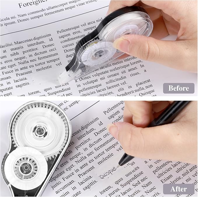 BESARME 12 Pack Correction Tape, 39 ft Each, 0.2 in Width | Instant-dry tape - Image 5