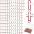 140 Pack Rose Cross Paper Clips, Decorative Paper Clips and Bookmarks by Unknown