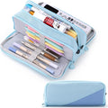 CICIMELON Big Capacity Pencil Case 3 Compartments Pen Pouch Bag Multifunctional by CICIMELON
