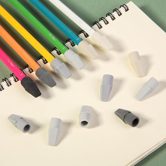 Mr. Pen- Pencil Erasers Toppers, 120 Pack, Latex Free, No Smudge | Mr Pen - Image 8