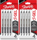 Sharpie S-Gel Gel Pens Sleek Metal Barrel Gunmetal Medium Point Black Ink by Unknown