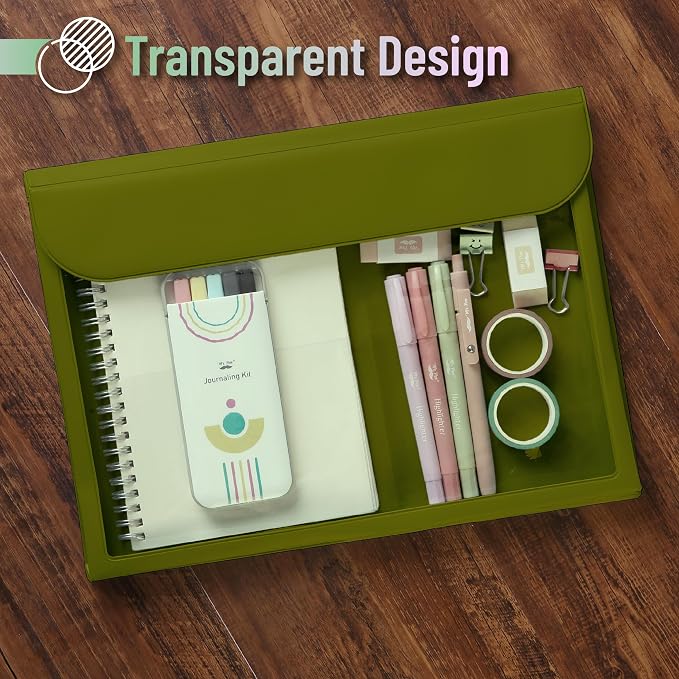 Mr. Pen- Green Letter Size File Folders, Document Folders - Image 3