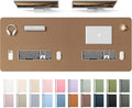 YSAGi Leather Desk Protector, Office Mat, Large Mouse Mat, Non-Slip PU Leather by YSAGi