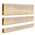 1200-Count 18 Gauge 1/4 Inch Narrow Crown Staples, 400 per Size, Heavy Duty by SITLDY