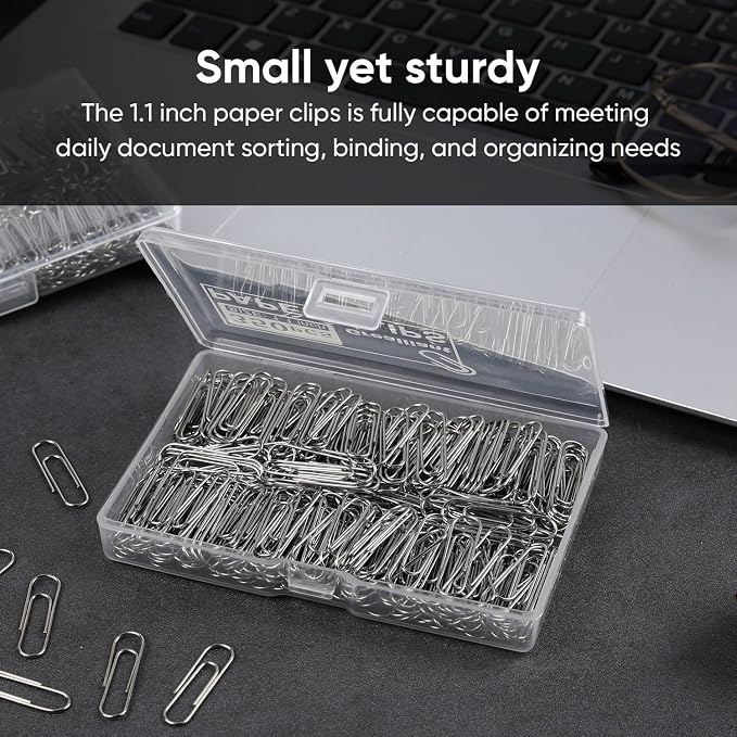 700 PCS Paper Clips, Small Paper Clips - Image 4