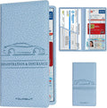 TOURSUIT Car Registration and Insurance Card Holder, Vehicle License Document by TOURSUIT