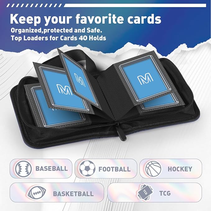 1 Pocket Toploader Binder Holds 40 Cards - Image 2