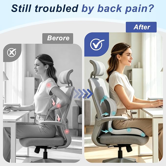 Seat Cushion for Office Chair and Car, Ergonomic Memory Foam Seat Cushion - Image 4